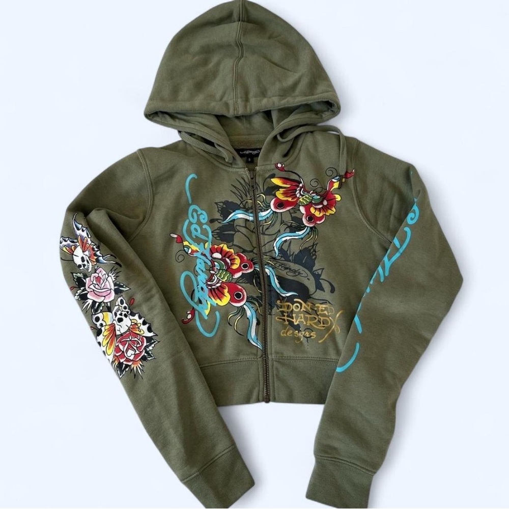 Ed Hardy Cropped Sweatshirt